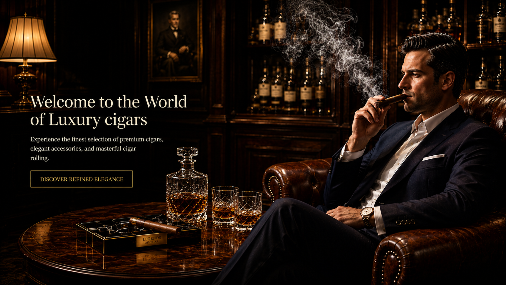 Welcome to the World<br> of Luxury cigars