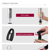 Electric Wine Opener with charging base and foil cutter