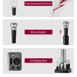 Electric Wine Opener with charging base and foil cutter