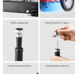Electronic bottle Electric Wine Opener with charging base and foil cutter