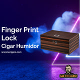 Finger Print Lock Cigar Humidor