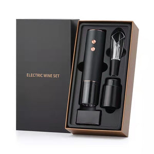 Black Electric Wine Set