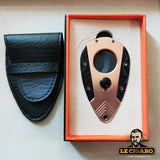 Cigar Cutter Butterfly Style with Leather Pouch